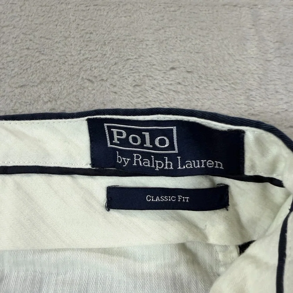 Polo Ralph Lauren Chino Pants Mens 54Bx32 Navy Classic Fit Stretch Cotton Twill